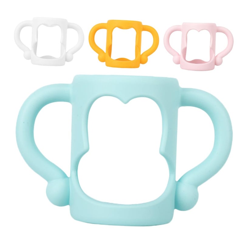 4Pcs Baby Bottle Sleeves with Handles Grips Lightweight Comfortable for Easy Transition - Image 2