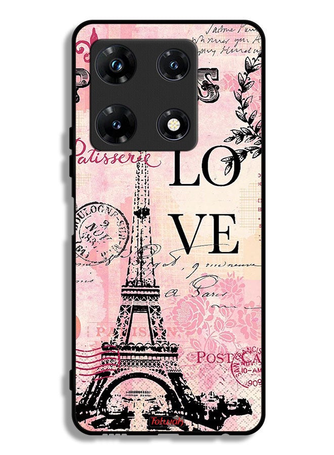 Tolwak Infinix Note 30 Pro Protective Case Cover Paris Love - Image 1