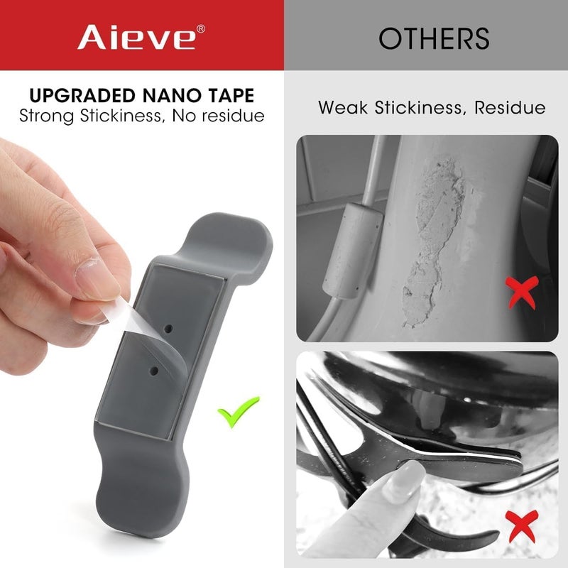 AIEVE Cord Organizer for Appliances, 6 Pack Kitchen Appliance Cord Organizer, Appliance Cord Wrapper Cord Holder Stick on - Image 3