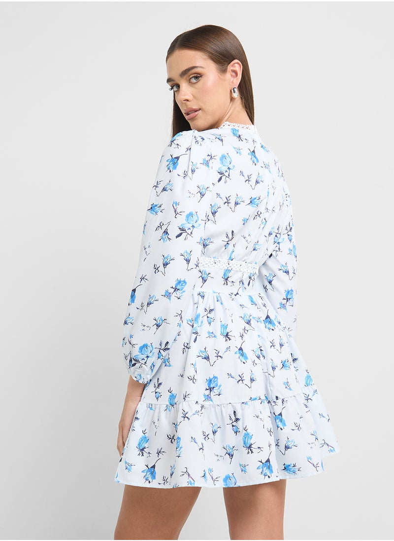Ginger Floral Tiered Dress  - Image 2