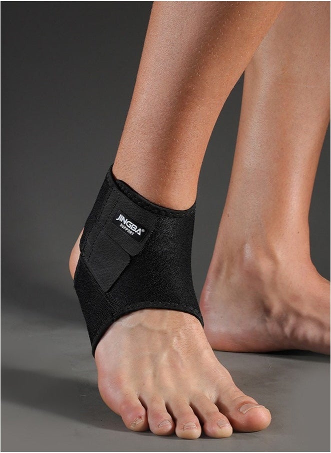 جينجبا سابورت دعامة كاحل قابلة للتعديل للرجال والنساء - دعم رياضي لوتر أخيل، والتهاب اللفافة الأخمصية، وإصابات الكاحل، دعامة كاحل رياضية بمقاس واحد يناسب الجميع. - Image 2