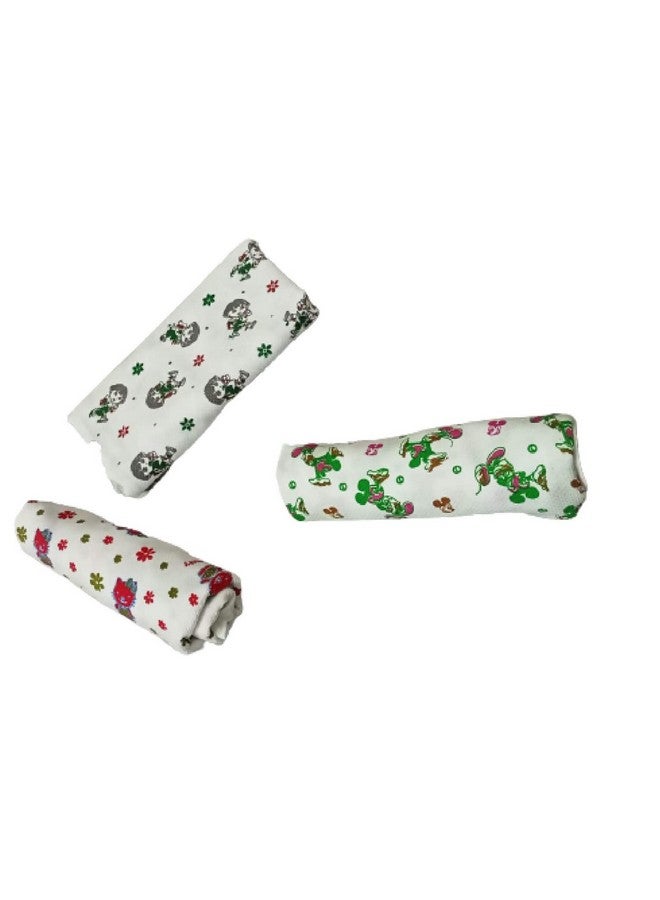 Cotton Colors Cartoon Printed Soft Cotton Bath Towels, Soft Multi Colored Towels,Long Bath Towels Size - 60X30 (Set of 4)_YA116 - Image 2