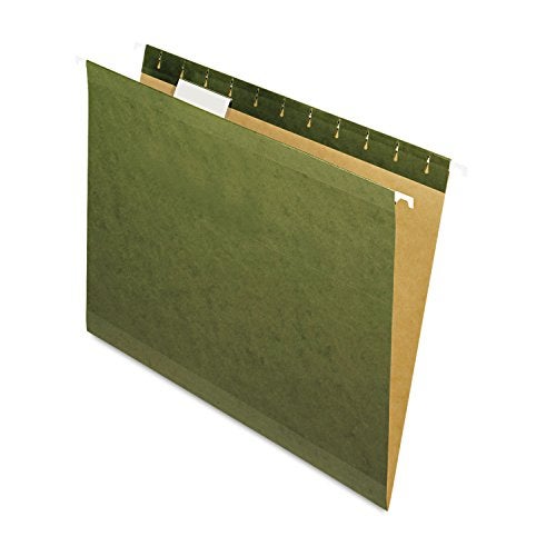 Pendaflex 415215 Hanging File Folders, Green - Image 1