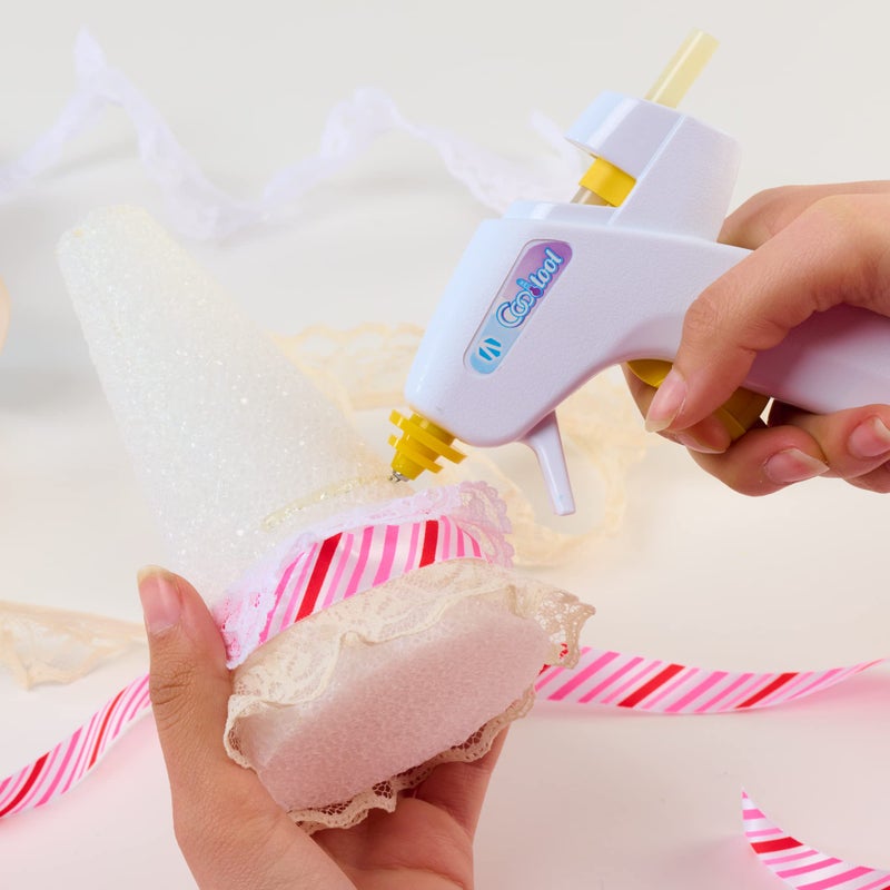 AdTech Cool Tool Kit with Low-Temp Glue Gun, White - Kid-Friendly, Safe for Crafting & Projects, Lightweight & Portable for Group Events - Image 4