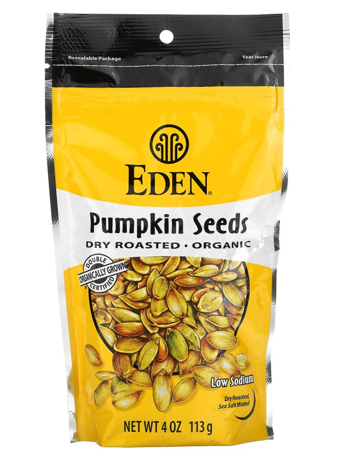 Eden Foods Organic Pumpkin Seeds Dry Roasted 4 oz (113 g)