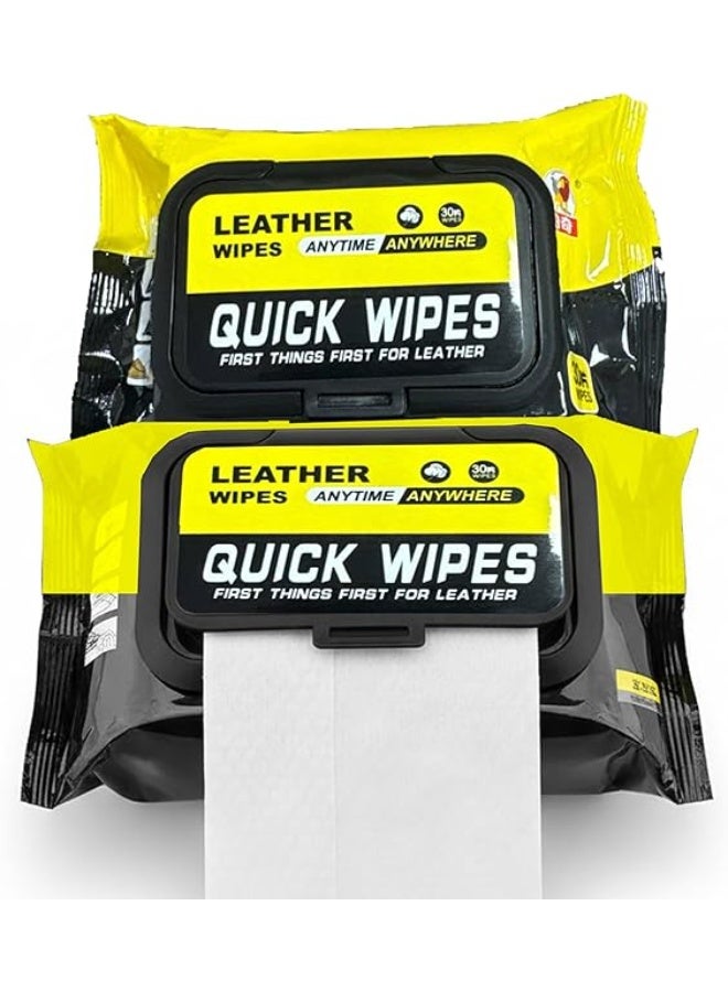 MARKQ Sneaker Cleaning Wipes | Portable Shoe Cleaner Quick Pads for Dirt & Stain Removal | Disposable Travel Shoe Cleaning Sheets – Pack of 2 - Image 1