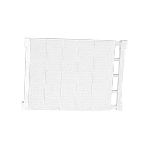 CALANDIS® Expandable Shelf Closet Organizer Storage Adjustable Rack Rod White 50-80cm, Plastic - Image 5