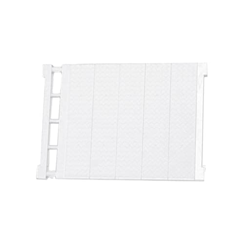 CALANDIS® Expandable Shelf Closet Organizer Storage Adjustable Rack Rod White 50-80cm, Plastic - Image 3