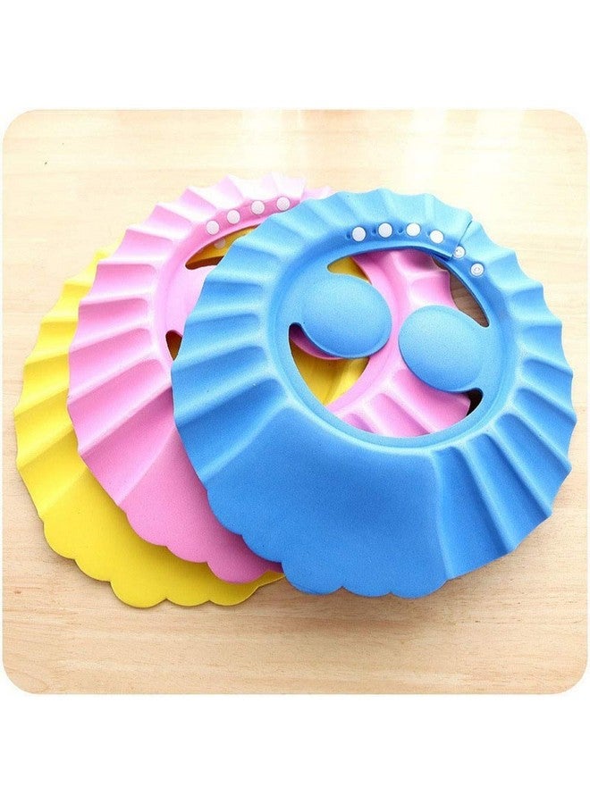 Paghadi Baby Shower Hair Wash Cap For Children, Baby Bath Cap Adjustable Safe Soft Bathing Shower Protection For Eyes And Ear, Bathing Baby Shower Cap, Baby bath Cap, Baby Shower Cap (1 Pcs) - Image 3