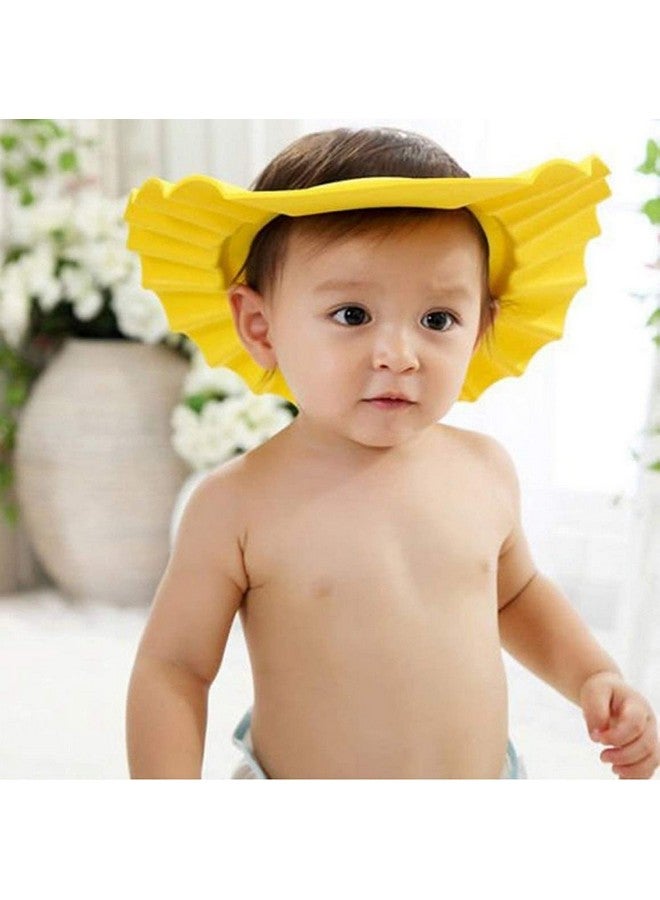 Paghadi Baby Shower Hair Wash Cap For Children, Baby Bath Cap Adjustable Safe Soft Bathing Shower Protection For Eyes And Ear, Bathing Baby Shower Cap, Baby bath Cap, Baby Shower Cap (1 Pcs) - Image 2