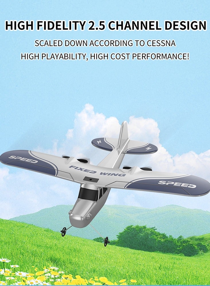 2.4G التحكم عن بعد الهواء مع ضوء ty9 fixed wing RC فوم جليدر gifts toys - Image 2