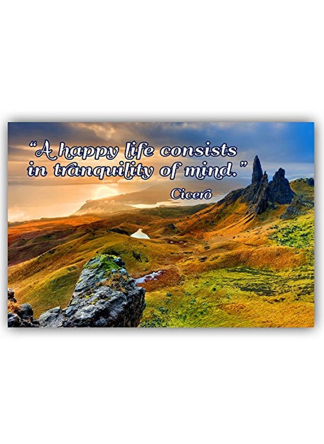 Postcard Fair QUOTES postcard set of 20. Post card variety pack with famous quote postcards. Made in USA.  - Image 3