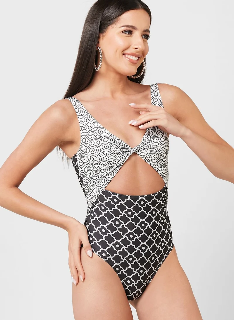 ELLA Cutout Detail Swimsuit