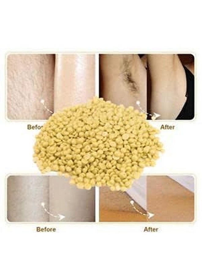 SKINPLUS Hard Beans Wax For Women Full Body Hair Removal Wax (1 Kg) Multicolor  - Image 3