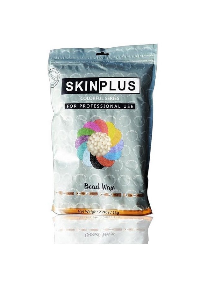 SKINPLUS Hard Beans Wax For Women Full Body Hair Removal Wax (1 Kg) Multicolor  - Image 1