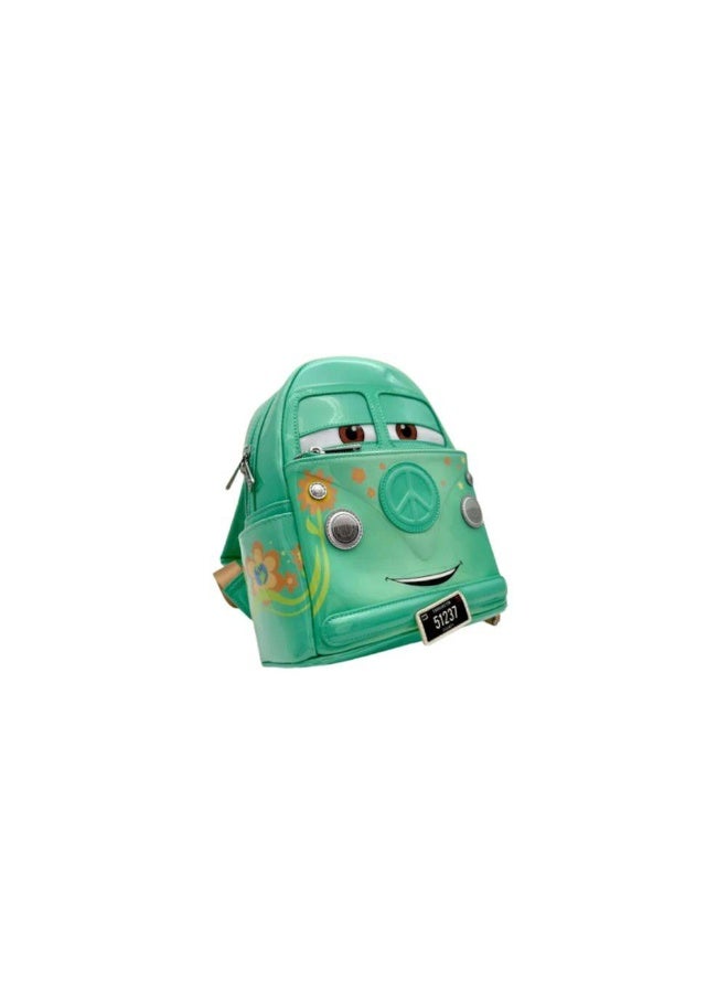 Loungefly x Funko POP! Disney Pixar Cars Fillmore Cosplay Mini Backpack (22.86 x 11.43 x 26.67 cm, Mint Green) - Image 3