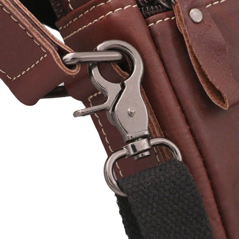 BIKICOCO Swivel Trigger Snap Hook Lobster Claw Clasp Spring Loaded Clip, 1'' Oval-Ring Ended, Gunmetal - Pack of 10 - Image 3