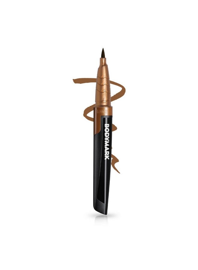 BodyMark Freckle Pen, Soft Brush Tip, Natural Lifelike Freckle Makeup Pen,1 Count Pen in Dark Brown, Cosmetic Quality Freckle Pen for Skin - Image 1