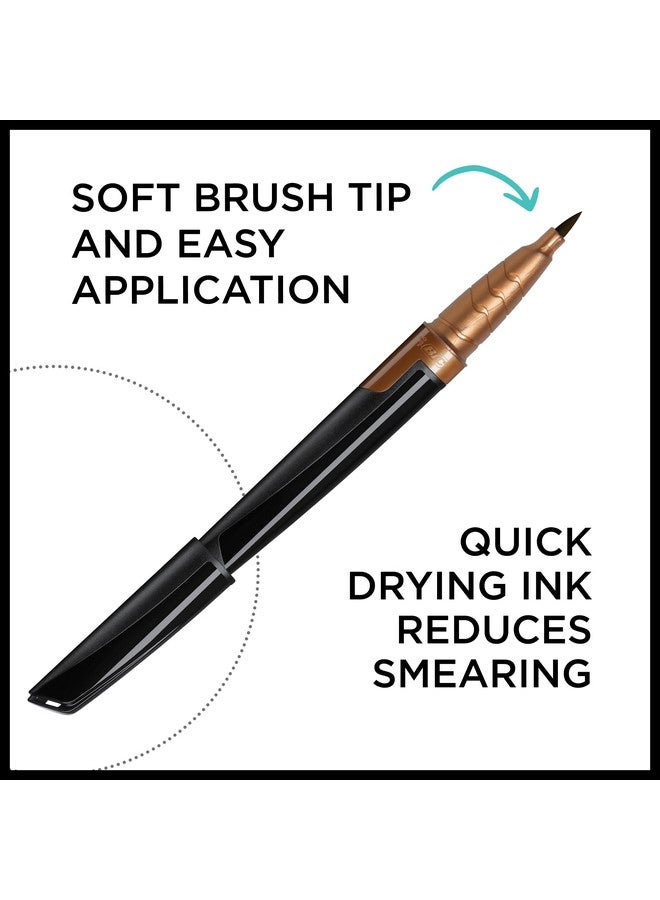 BodyMark Freckle Pen, Soft Brush Tip, Natural Lifelike Freckle Makeup Pen,1 Count Pen in Dark Brown, Cosmetic Quality Freckle Pen for Skin - Image 5