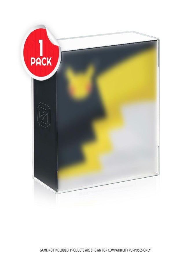 EVORETRO Display Case Compatible for Pokemon ETB Center 25th Celebrations Elite Trainer Box (Online Exclusive) - PET Protector 0.45MM -Clear Box Protector (Pack of 1) - Image 2