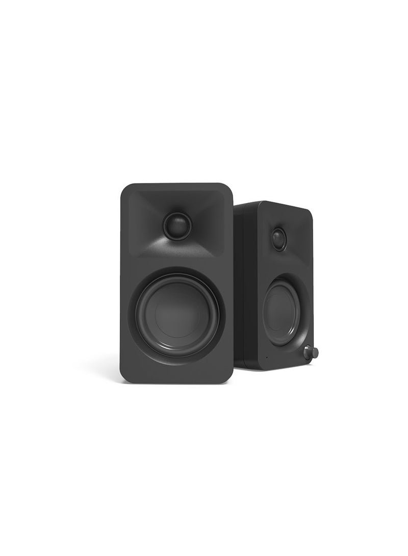 Kanto Audio ORA 100W Powered Reference Desktop Speakers with USB-C Input and Bluetooth-Black, Pair - Image 1