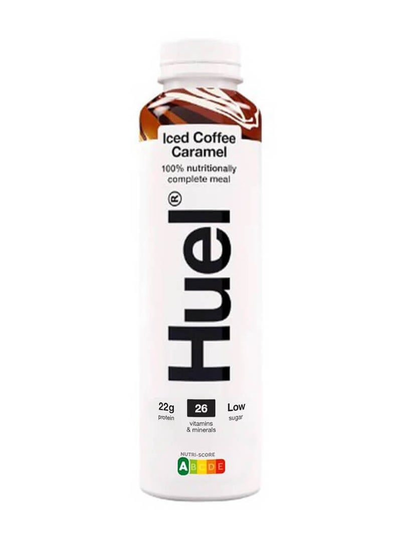 HUELE - Huel Complete Meal Protein Milkshake Iced Coffee Caramel Flavor 500ml - Image 1