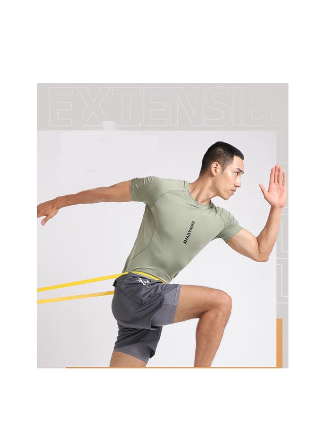 Calliven Resistance Band Strength Fitness Yoga Pull Band 55KG/130 lbs (qin color) - Image 5