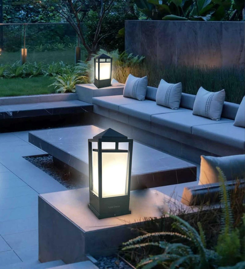 Lyse Decor Gate Lights for Outdoor Waterproof, Gate Lamps for Main Gate/Boundary, Outdoor Wall Lights, Main Gate Lights Pillar Waterproof (GL35, Pack of 2) - Image 5