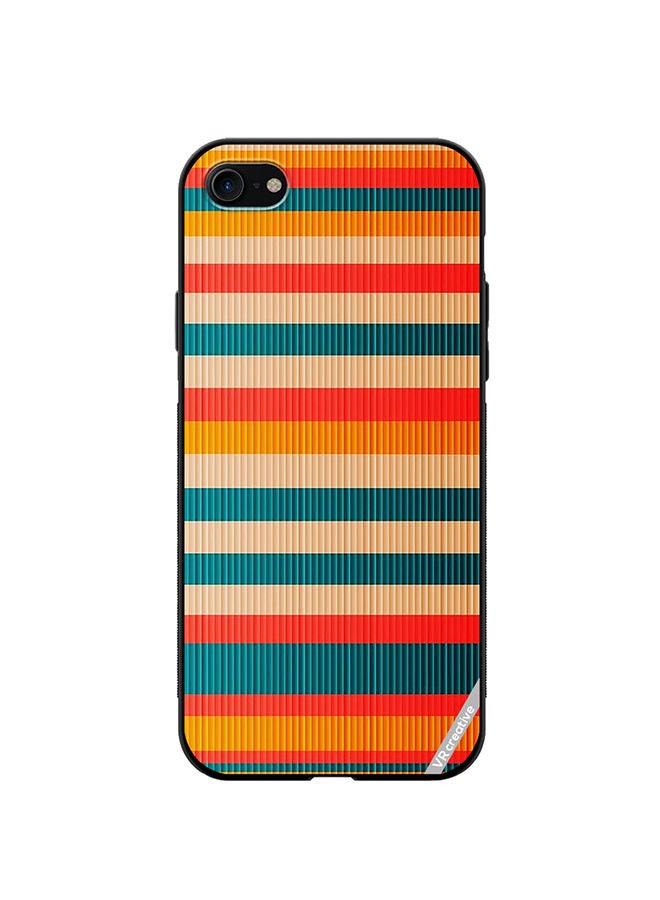 VR CREATIVE Protective Case Cover For Apple iPhone 7/8/SE 2020 Texture Design Multicolour - Image 1