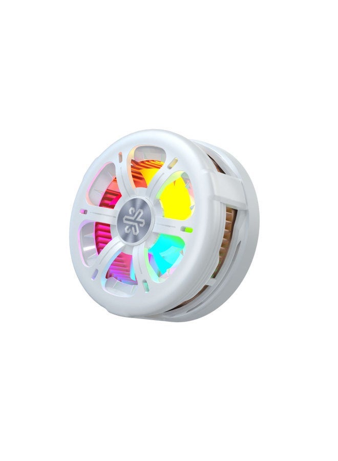 Qi2 Certified Mobile Phone Radiator Semiconductor Refrigeration Wireless Charger 15W Fast Charge Cooling Artifact Live Special-Color:Q6 White  - Image 1