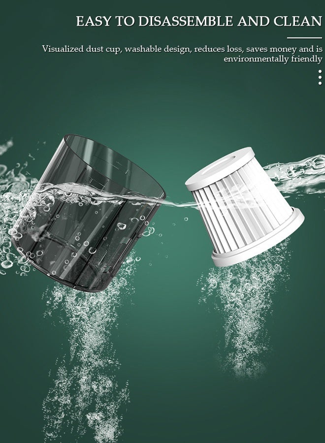 DUNISO مكنسة كهربائية للمراتب، محمولة بالأشعة فوق البنفسجية، أداة إزالة العث، أداة إزالة العث اللاسلكية، آلة تنظيف للوسائد، ملاءات المراتب، الأرائك، الألعاب القطيفة، وأسطح القماش الأخرى - Image 4