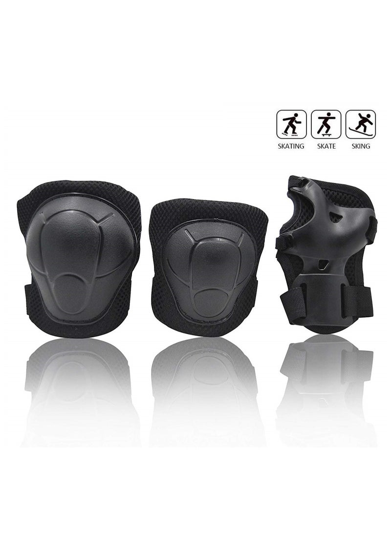 Generic G-50 Kids Protective Gear Set 6PCS for Skating Cycling Scooter, Black  - Image 3