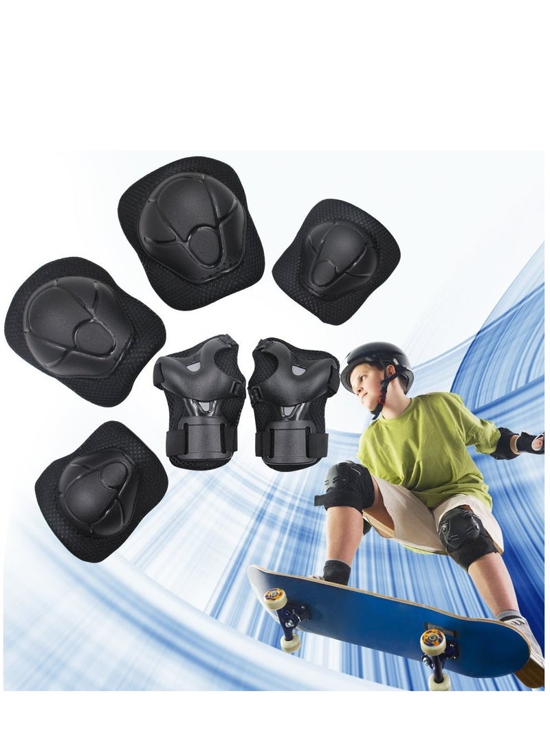 Generic G-50 Kids Protective Gear Set 6PCS for Skating Cycling Scooter, Black  - Image 2