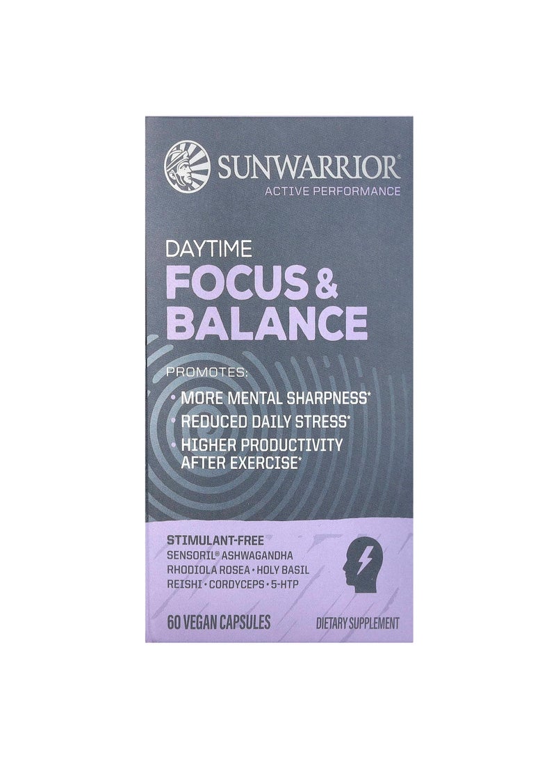 Daytime Focus & Balance, 60 Vegan Capsules