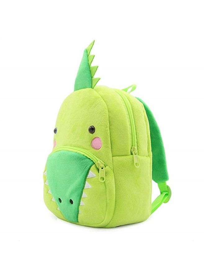 3D Cute Cartoon Little Plush Baby Backpack Baby Toy Bag(Crocodile)  - Image 2