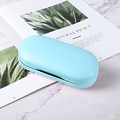 AITIME 2 in 1 Double Sided Portable Contact Lens and Eyeglasses Case - Marbling, Multifunction, Durable, Compact, Portable Storage Kit - Image 5