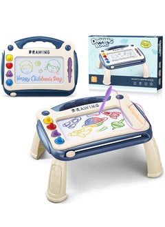 MileMelo Children's Magnetic Board, Colorful Magnetic Drawing Tablet, Erasable Magnetic Pad with Sturdy Legs Montessori Toys 3 Years, Educational Toys for Kids Birthday Gifts Multicolour  - Image 1