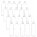 TRENDBOX 8oz/250ml Clear Bottles with Flip Cap Lid BPA-Free Travel Containers For Shampoos,Lotions and Massage Oils - 20 Pack - Image 2