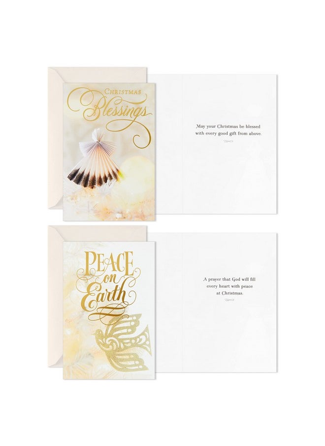 Hallmark Hallmark Boxed Religious Christmas Cards Assortment, Christmas Blessings (6 Designs, 24 Cards with Envelopes)  - Image 2