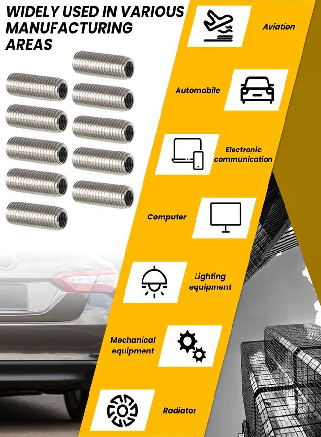 Foruly 10PCS Head Bolt Thread Inserts Kit M11 X 1.5 for Toyota Camry 2002-2013, Solara 2002 2003 2004 2005, RAV4 2004 2005, Highlander 2001-2013 2AZFE Stainless Steel - Image 4