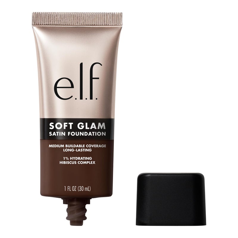 elf Soft Glam Foundation Medium Coverage LongLasting Buildable Foundation For A Smooth Satin Finish Vegan CrueltyFree 65 Rich Neutral