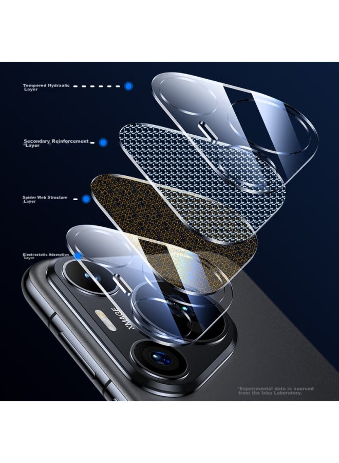 ISKA Yisika Lens Protector For Huawei Pura70pro/+ Camera, P70pro/+ Phone Rear Camera Protective Film, High-definition Full Coverage Tempered Glass Anti-scratch Jm973 - Image 2