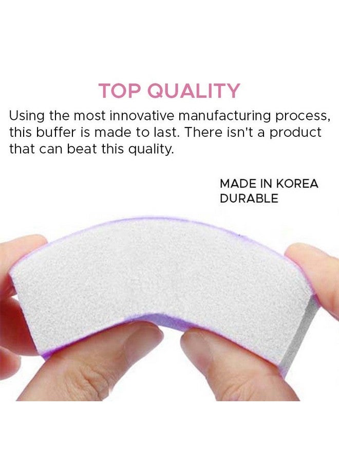 Tachibelle Tachibelle 150 pcs Premium Made in Korea Purple Mini Buffer Blocks Double-Sided for Natural Nails, Manicure & Pedicures, Designed Soft for Natural Nail to Prevent Over Buffing  - Image 3