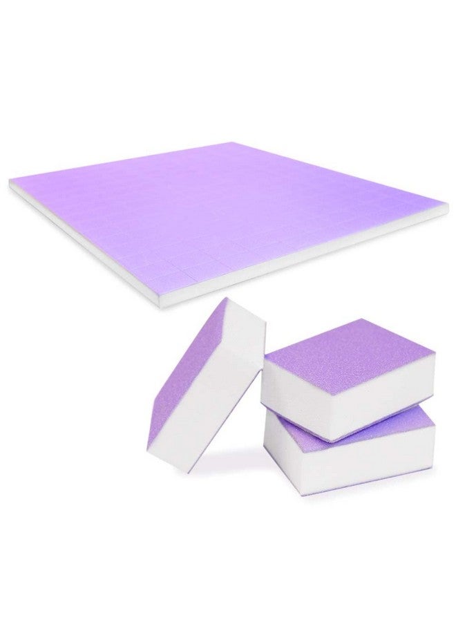 Tachibelle Tachibelle 150 pcs Premium Made in Korea Purple Mini Buffer Blocks Double-Sided for Natural Nails, Manicure & Pedicures, Designed Soft for Natural Nail to Prevent Over Buffing  - Image 1