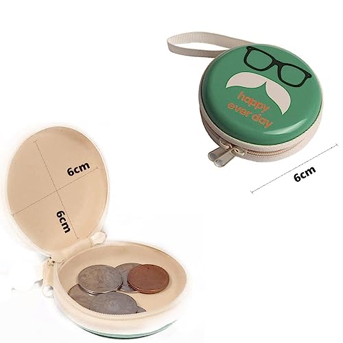 Stealodeal Round Aluminium Zipper Headphone Case MD-1 (Green) (All Earphones) - Image 2