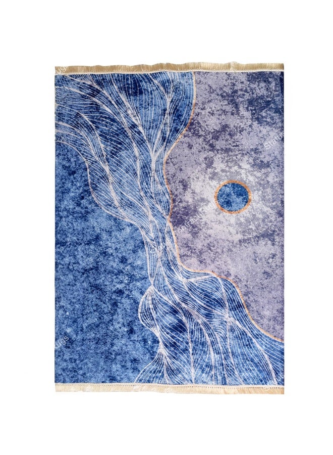 Status سجاد لغرفة المعيشة (3 قدم × 5 قدم) سجادة مطبوعة | قاعدة مضادة للانزلاق | مخمل جليدي | متعدد الألوان | مستطيلة - Image 2