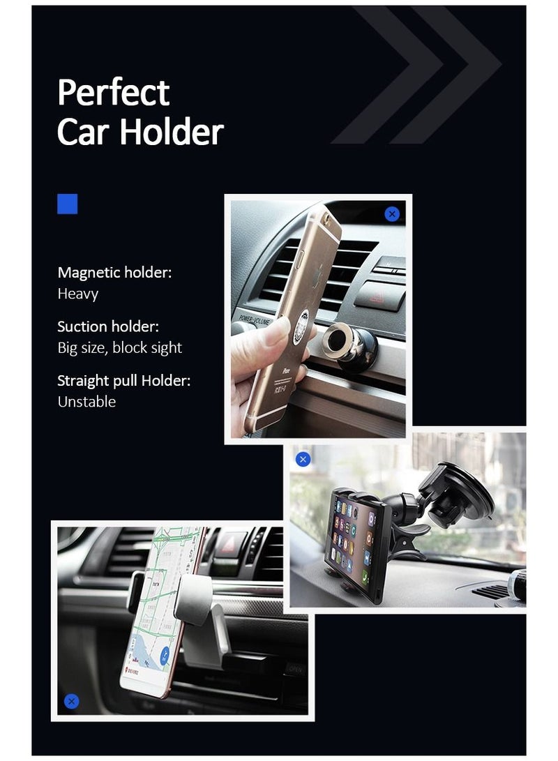 Usams Phone Car Holder 360°rotating Stable - Image 3
