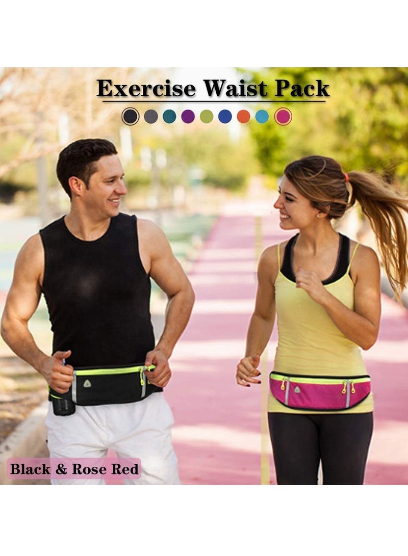 SOLARAE Waist Phone Bag Waterproof Running Belt Lightweight Pack with Adjustable Elastic Strap - Image 3