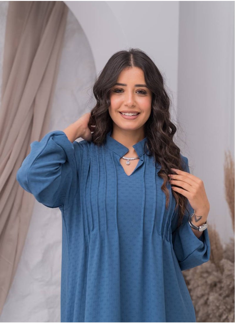 جلابية سادة بتصميم عصري يناسب جميع الأذواق A-381