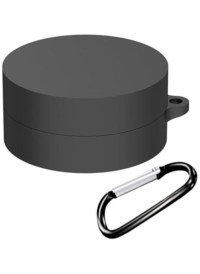 Generic Protective Silicone Case Cover for Nothing CMF Buds Pro with Keychain Cover (black)  - Image 1